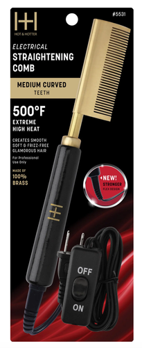Hot & Hotter Electrical Straightening Comb Medium Curved Teeth.png