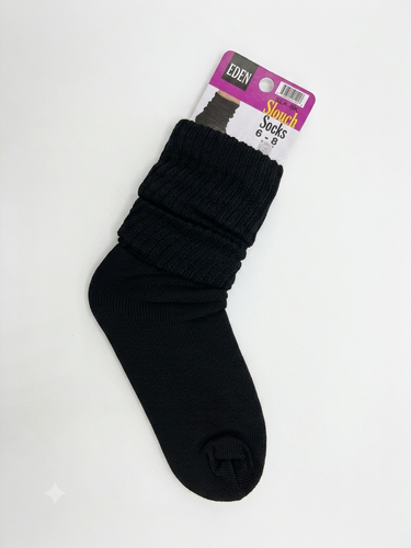 Eden Slouch Socks 6 8 Size Black.png