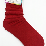 Touch Ups Slouch Socks 9 11 Size Red