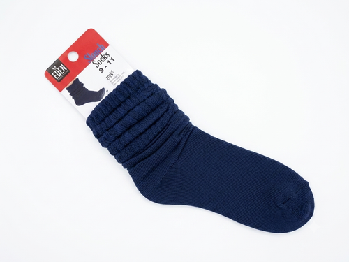Eden Slouch Socks 9 11 Size Navy Blue.png