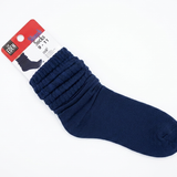 Eden Slouch Socks 9 11 Size Navy Blue