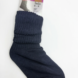 Eden Slouch Socks 6 8 Size Navy Blue