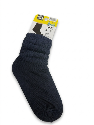 Eden Slouch Socks 4 6 Size Navy Blue.png