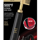 Hot &amp; Hotter Electrical Straightening Comb Medium Double Sided Teeth