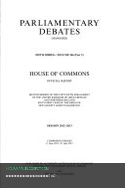 Обложка книги «Парламентские дебаты (Хансард)» - Great Britain. Parliament. House of Commons