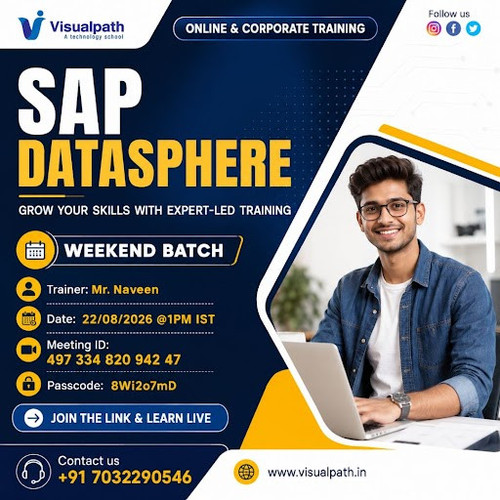 Enroll in SAP Datasphere Weekend Batch – Aug 22, 2026.jpg