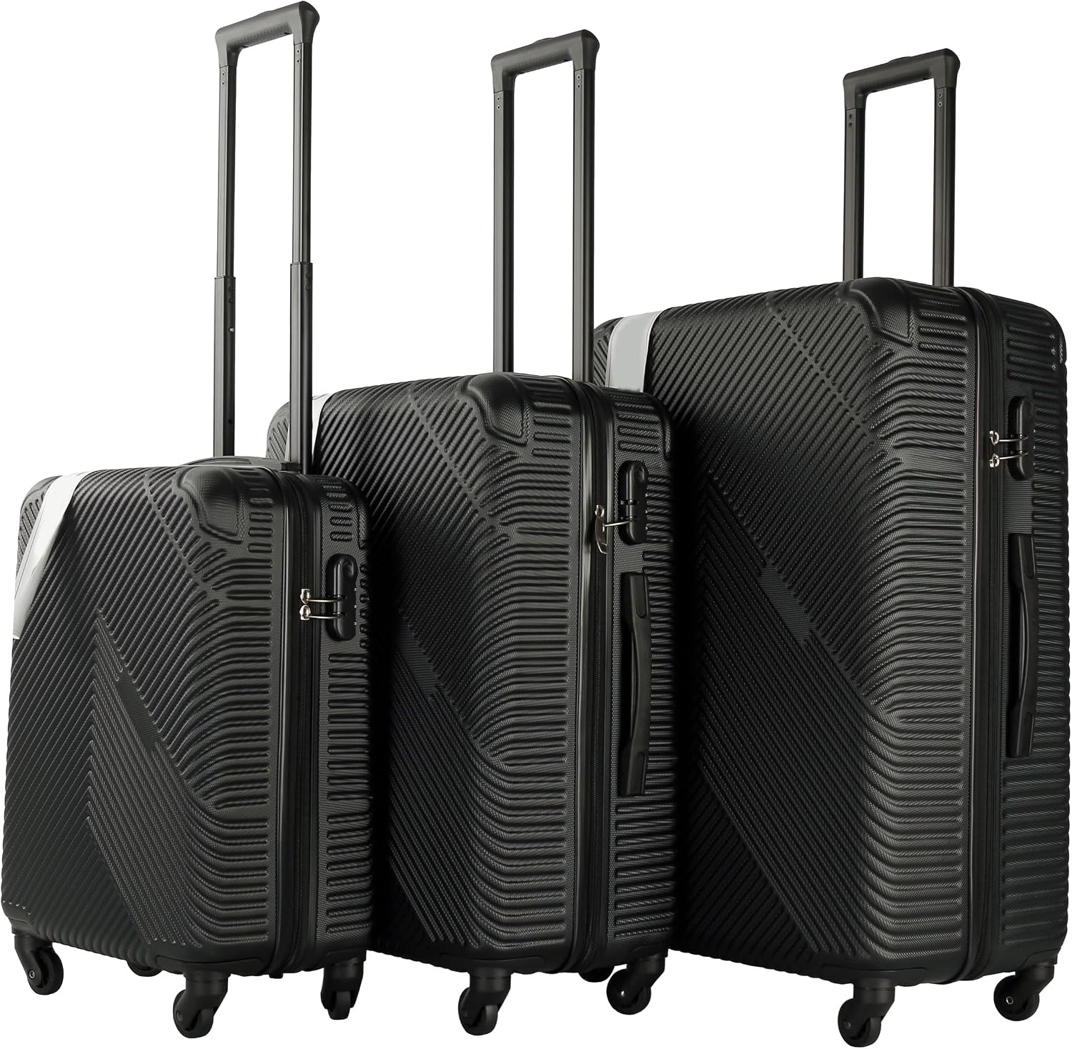 3 piece hard shell luggage set