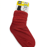 Eden Slouch Socks 4 6 Size Red