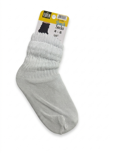 Eden Slouch Socks 4 6 Size White.png