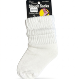 Onyx Collection Slouch Socks 1 3 Size White
