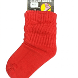 Onyx Collection Slouch Socks 1 3 Size Red