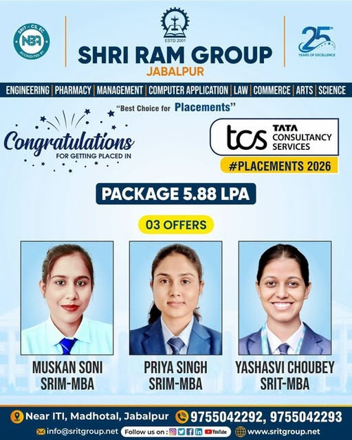 Triple Success of Shri Ram Group MBA Students with Placement at TCS.jpg