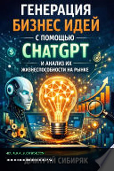 Обложка книги «Генерация бизнес идей с помощью chatgpt и анализ их жизнеспособности на рынке» - Дмитрий Сибиряк