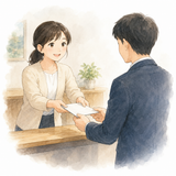 1. 渡します（わたします）— menyerahkan