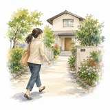 24. 向かいます（むかいます）— menuju