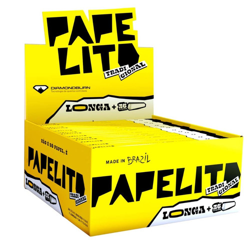 Seda Papelito Tradicional Longa C Piteira Display C25 Livretos