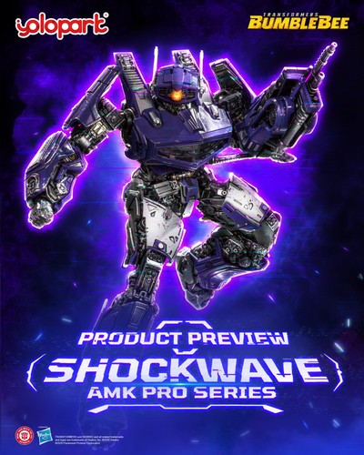 AMK PRO Series Transformers Bumblebee Movie Shockwave Preview 