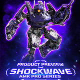 AMK PRO Series Transformers Bumblebee Movie Shockwave Preview 