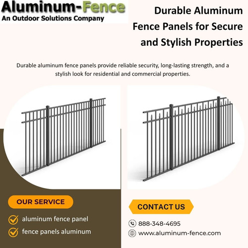 Durable Aluminum Fence Panels for Secure and Stylish Properties.jpg
