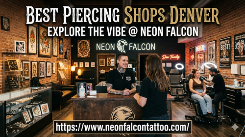 Best Piercing Shop in  Denver | Neon Falcon Tattoo & Piercing.png