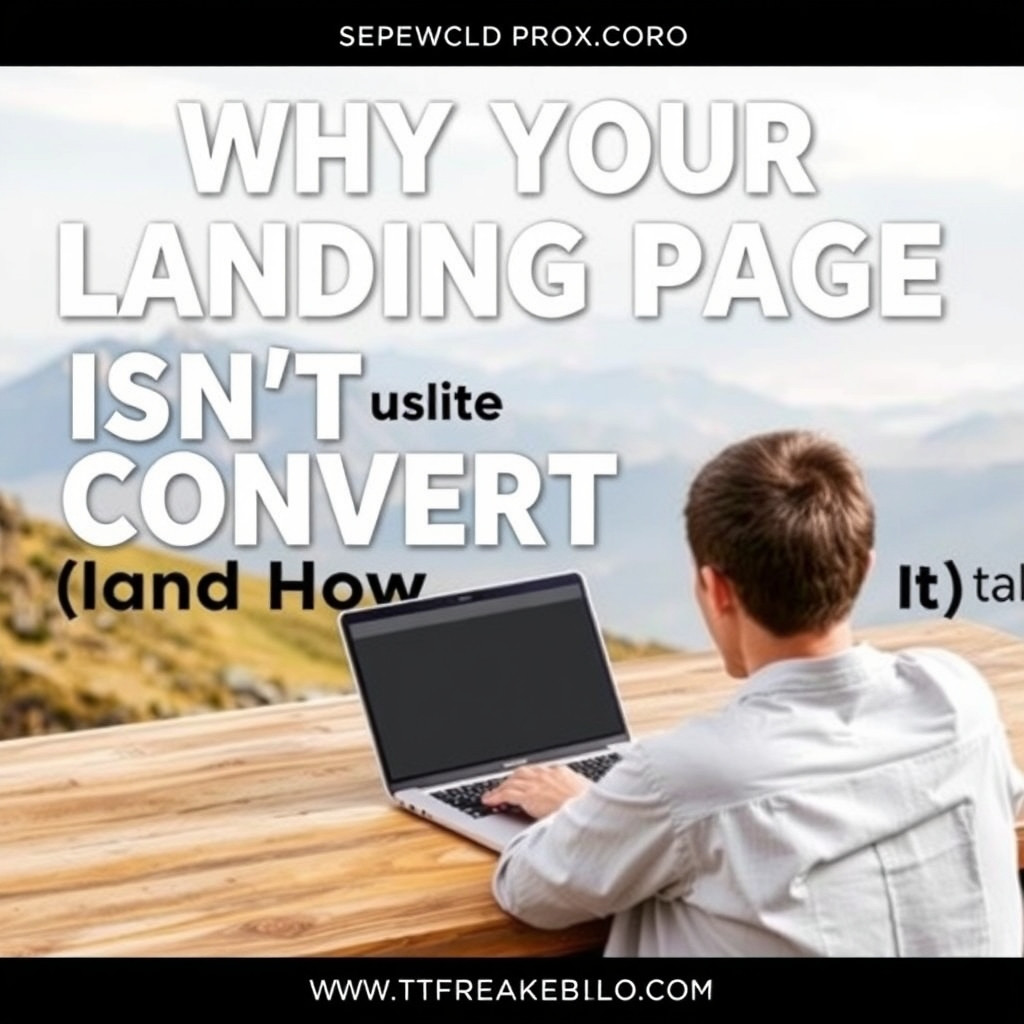 Why Your Landing Page Isn't Converting (and How to Fix It)