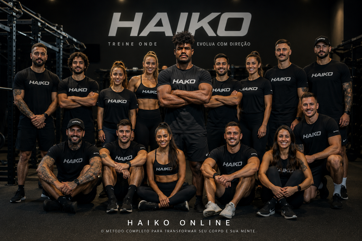 Equipe Haiko no ginásio