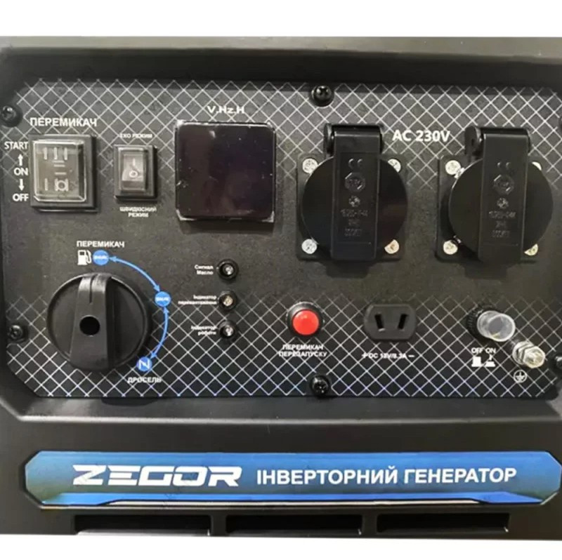 Бензиновый инверторный генератор Zegor DIN-MUTE 4500, чистая синусоида, для дачи и офиса с электростартером однофазный