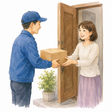 3. 届けます（とどけます）mengantarkan