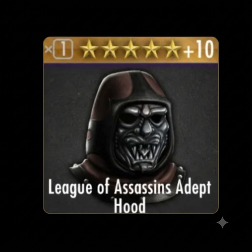 League of Assassins Adept Hood