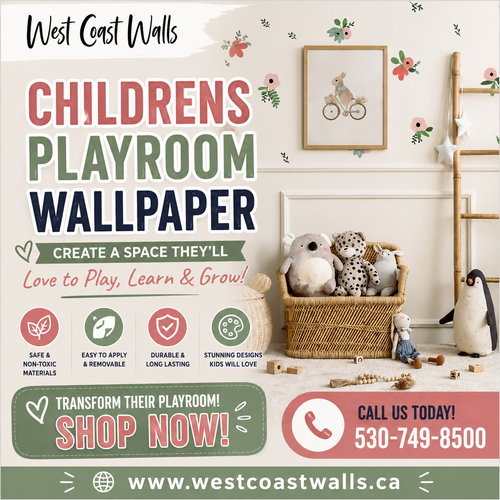 Create a Fun Space with Childrens Playroom Wallpaper.png