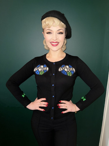 Ro Rox Lady Luck Rockabilly Retro 1950 Cardigan 2.jpg