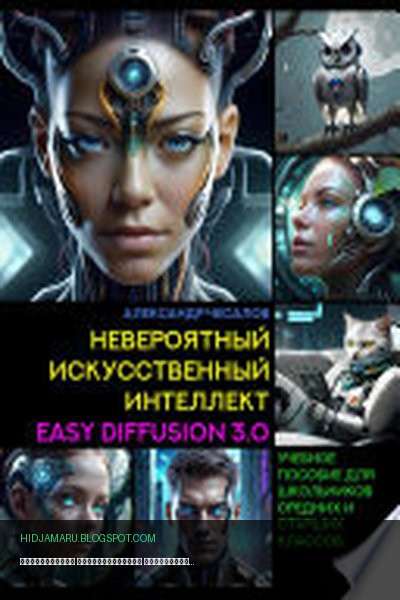 Обложка книги «Невероятный искусственный интеллект Easy Diffusion 3.0» - Александр Юрьевич Чесалов