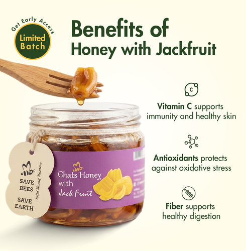 Get to know more at https://www.wildhoneyhunters.com/product/honey-with-jackfruit/