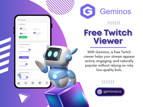 A free twitch viewer approach refers to methods or tools that help increase early visibility so that organic users can discover your stream more easily. It is not about replacing real engagement but about creating opportunities for it.

Read Our Blogs:
https://geminosio.medium.com/get-free-twitch-viewers-17cb3a0c1849
https://geminosio.wixsite.com/geminos/post/twitch-views
https://geminosio.mystrikingly.com/blog/free-twitch-view-bot

More Links:
https://campsite.bio/geminosio
https://sketchfab.com/geminosio
https://www.band.us/@geminosio