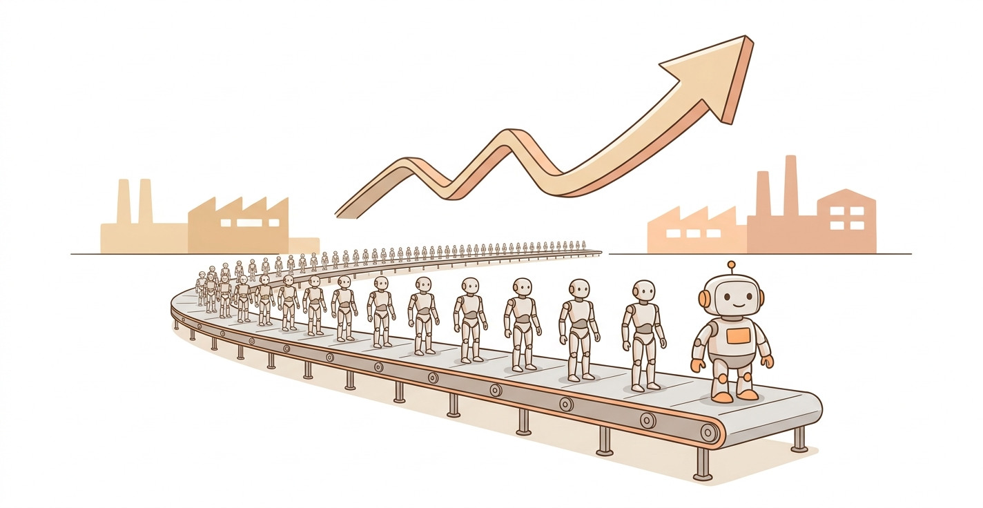 A Three-Year-Old Startup Just Built Its 15,000th Robot. The Production Curve Tells the Story.