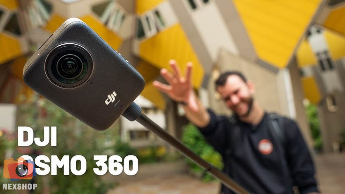 Giao diện ứng dụng DJI Mimo điều khiển camera 360 độ trên điện thoại.
