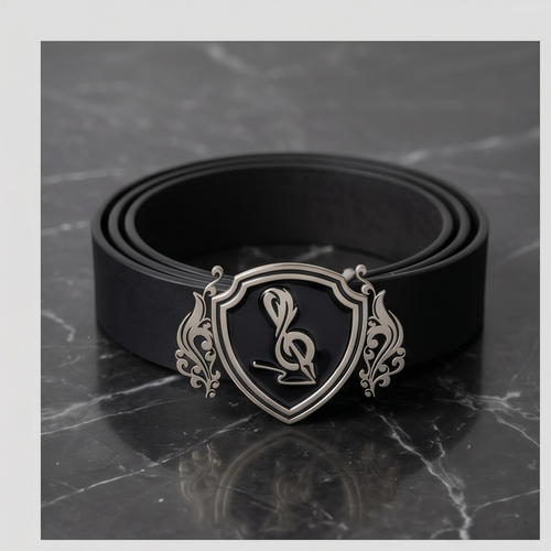 Elevate Your Style with the Black Royal Crest Belt from Royal Exchange.png