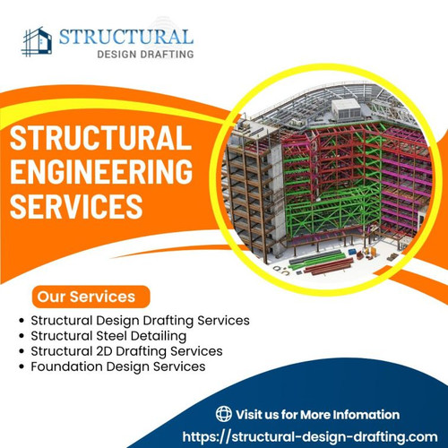 Structural Engineering Services support the planning and design of strong, reliable structures for residential, commercial, industrial, and infrastructure projects. Structural Design Drafting delivers engineering solutions that help project teams develop safe, efficient structural systems that meet project requirements. We collaborate with AEC firms, and project teams to provide responsive engineering support, timely project delivery, and high-quality structural solutions that help clients complete their projects with confidence and reliable technical documentation. Reach out to us for advanced Structural Design Drafting Services in Houston to deliver accurate, clear, and timely project support.

Our Services:
Structural Design Drafting Services
Structural Steel Detailing
Structural 2D Drafting Services
Foundation Design Services

Visit Us:
https://structural-design-drafting.com/2d-3d-structural-drafting/structural-engineering-services.html