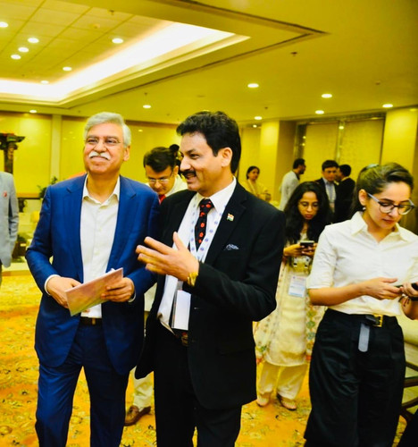 Dr Ranjeet mehta  and CMA Sanjay Gupta during an event.jpg