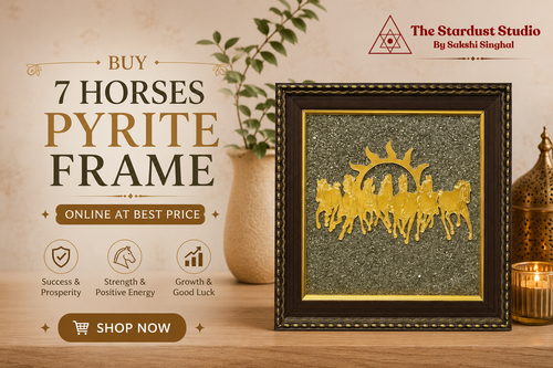 Buy 7 Horses Pyrite Frame Online at Best Price | The Stardust Studio.png