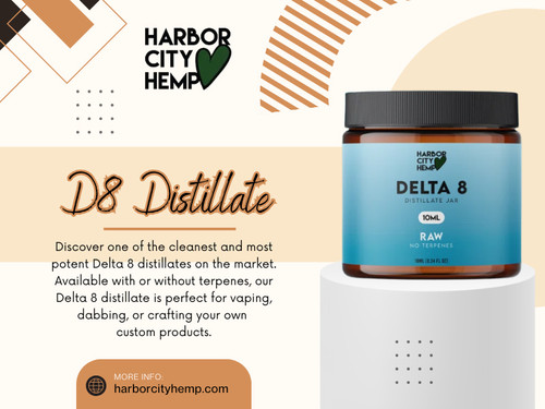 A properly documented D8 distillate batch gives buyers greater confidence that future manufacturing processes can remain consistent. For companies evaluating Bulk d8 distillate, openness often becomes one of the most valuable characteristics a supplier can offer.

For more info visit here: https://harborcityhemp.com/product/delta-8-distillate/

Contact: Harbor City Hemp
Address: 186 Specialty Pt, Sanford, FL 32771, USA
Phone: +1-619-639-4386

Read Our Blogs:
https://harborcityhemp.jimdofree.com/delta-9-thc-chocolate/
https://6a4f4595d8109.site123.me/blog/delta-8-thc-distillate
https://sites.google.com/view/harborcityhemp/thc-hard-candy

More Links:
https://beacons.ai/harborcityhemp
https://www.ted.com/profiles/50597898
https://dzone.com/users/5441706/harborcityhemp.html