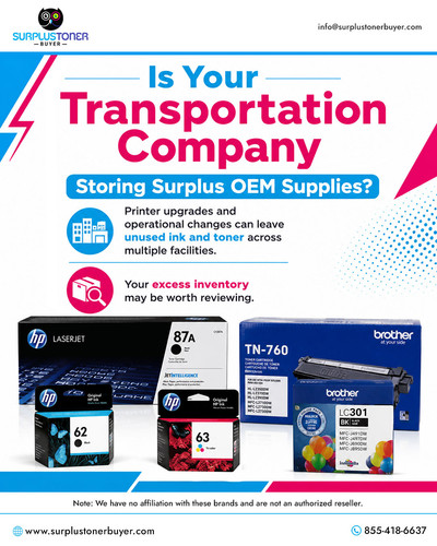 Is Your Transportation Company Storing Surplus OEM Supplies Surplus Toner Buyer.jpg