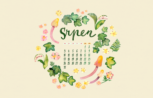 tapeta srpen