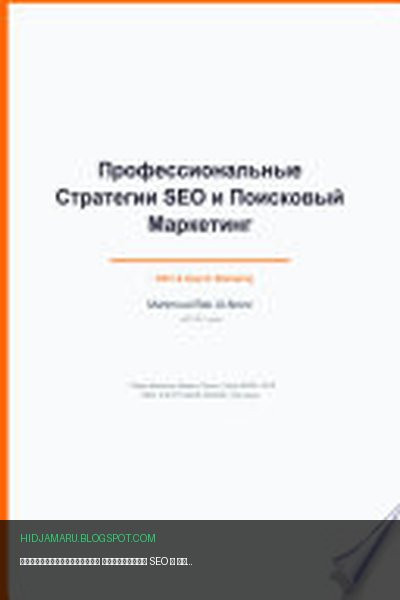 Обложка книги «Профессиональные Стратегии SEO и Поисковый Маркетинг» - محمود بك النمر