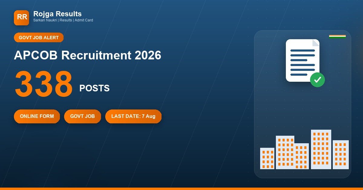 APCOB Recruitment 2026