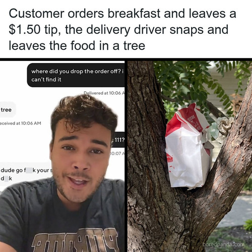 doordash driver leaving order in tree.jpg