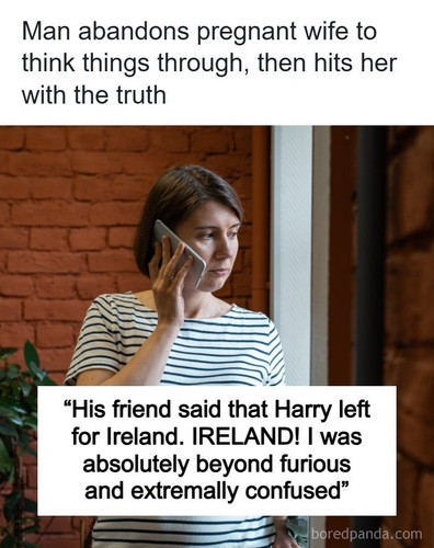 ignored husband ran away pregnant woman.jpg