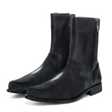 836MTTS NEGRO mantarraya ternera inca calzado 02 par