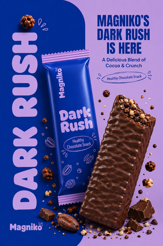 Magniko Dark Rush High Protein Magnesium Bar