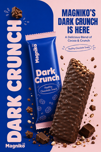 Magniko Dark Crunch Magnesium Snack Bar
